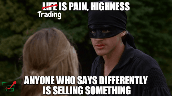 trading is pain